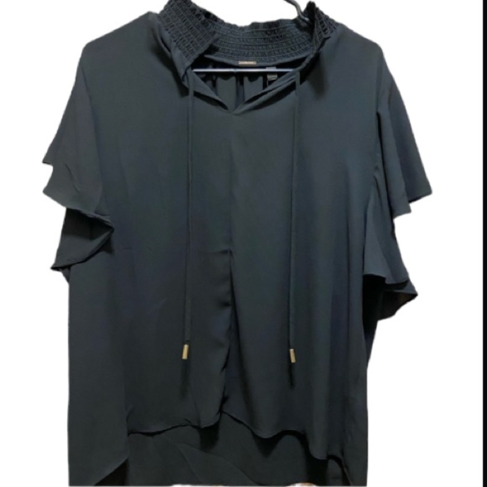 New Tahari Black Shirt sz L
